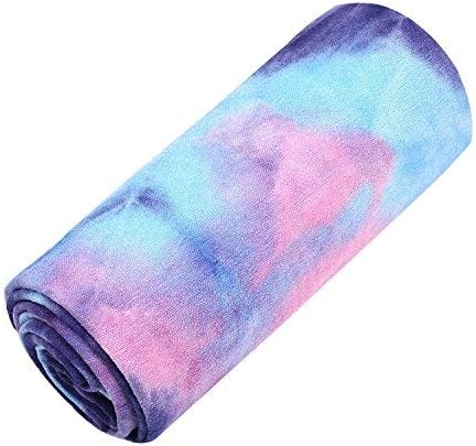 Hot Yoga Towel- Super Absorbent Microfiber Anti-Slip Non Slip Yoga Towel Best  HOT Yoga Towel Multicolor - Purpel