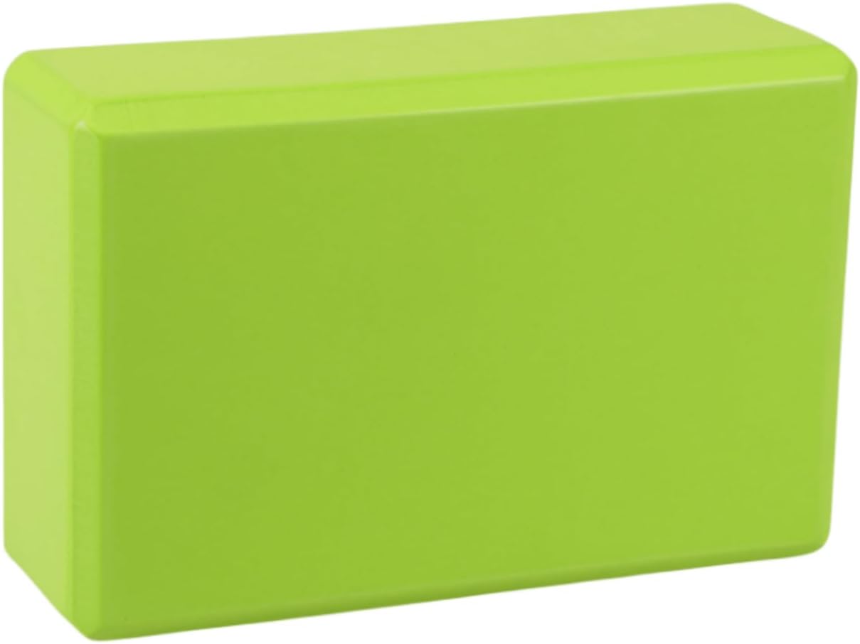 Yoga Block - Unsupported Latex Eva foam - Soft non slip surface with bevel for yoga, pilates, meditation - Yoga accessories for stability,   and deep stretching