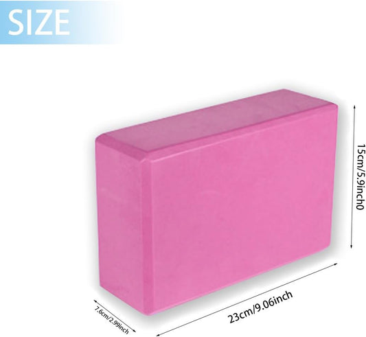 Custom Yoga Blocks with Image Text Logo Eva Foam Lightweight Yoga Bricks for Yoga Pilates Stretching Meditation Dance Yoga Accessories