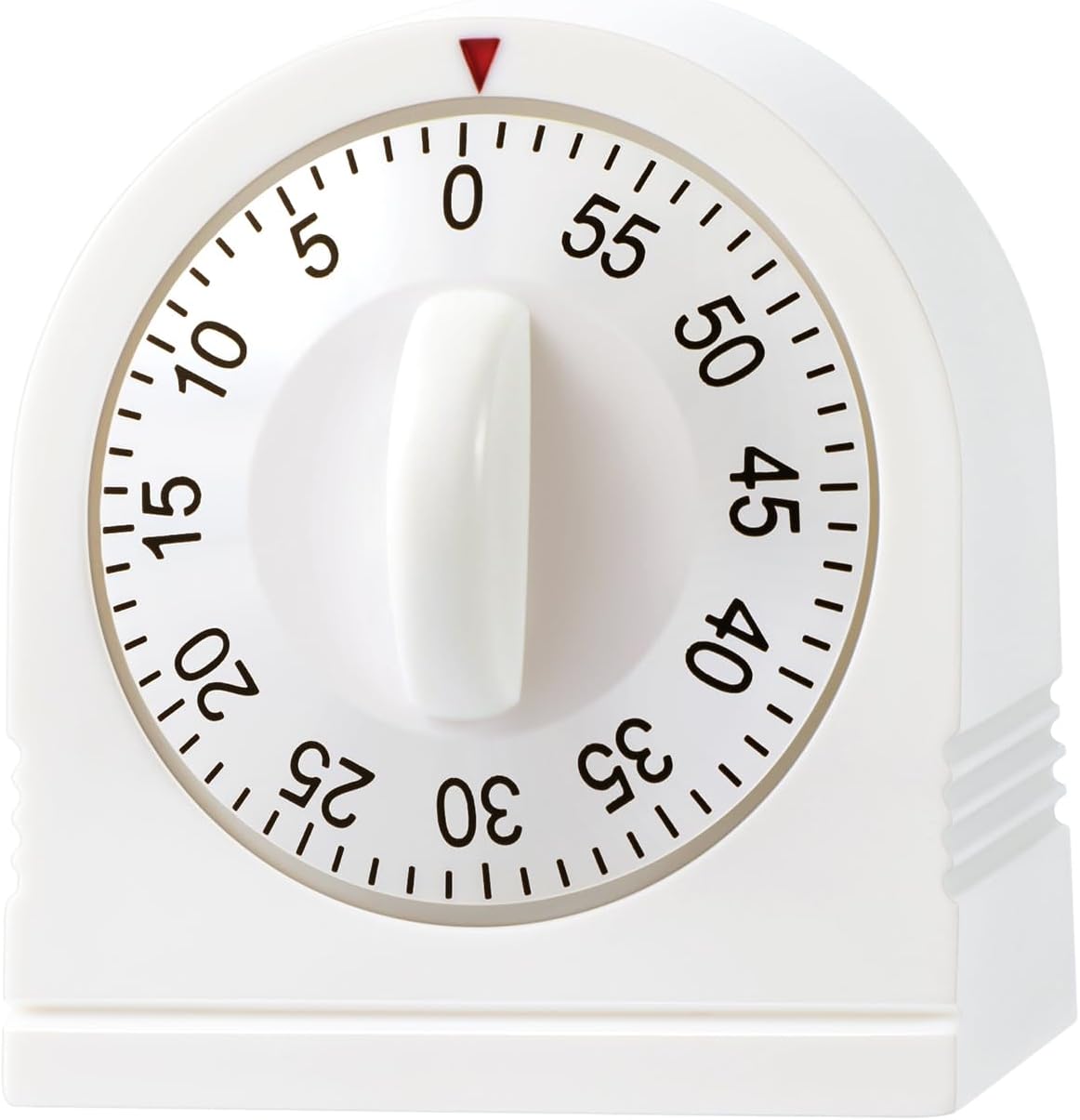 Kitchen Timers for Cooking, 60 Minute Wind Up - Chef Cooking Timer with Loud Alarm,100% Mechanical Desk Timer -No Batteries Required - Manual Countdown timers for Home, Study and Cooking (White)