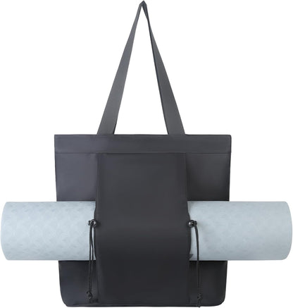 Yoga Mat Bag Yoga Bag with Yoga Mat Carrier Carryall Shoulder Bag Reversible Tote Bag for Pilates,Office, Travel, Workout,Beach and Gym